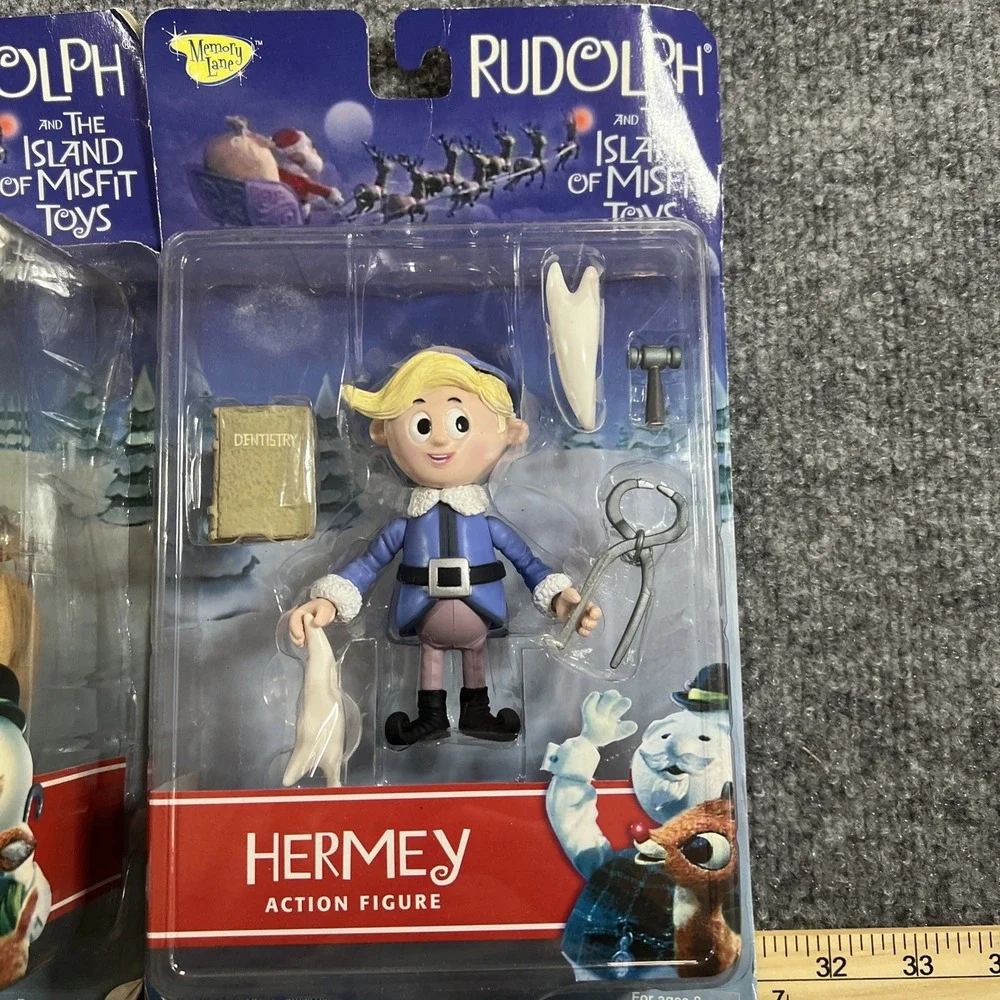 Vintage 2000 Playing Mantis Rudolph Island of Misfit Toys Figure Lot of 3 NIB